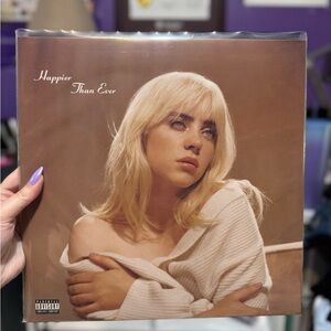 Billie Eilish Happier Than Ever Pale Blue Target vinyl record